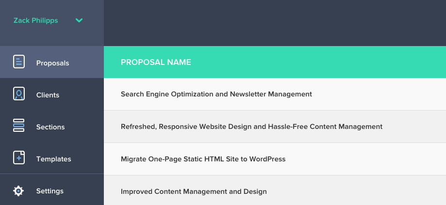 Nusii Dashboard