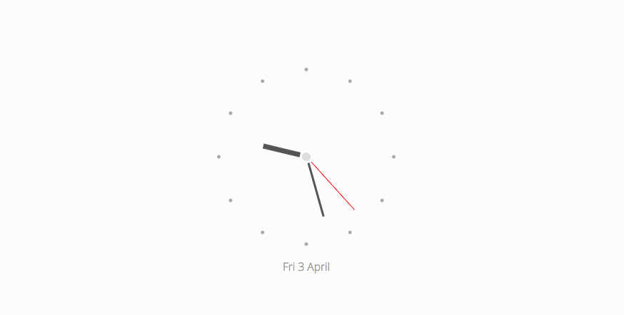 Minimal New Tab Clock